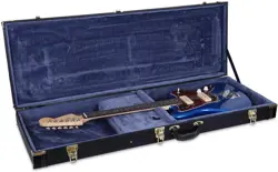 CROSSROCK DELUXE ELECTRIC GUITAR CASE FITS FENDER JAZZMASTER/JAGUAR STYLE GUITAR