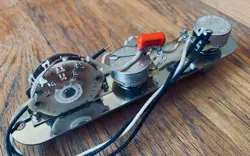 FENDER TELECASTER REVERSE WIRING HARNESS 500K CTS .022 ORANGE DROP TREBLE BLEED