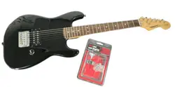 FENDER STARCASTER MINI STRAT ELECTRIC GUITAR - BLACK