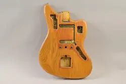 1965 VINTAGE FENDER PRE-CBS JAGUAR ALDER BODY OLYMPIC WHITE TO NATURAL 1960S