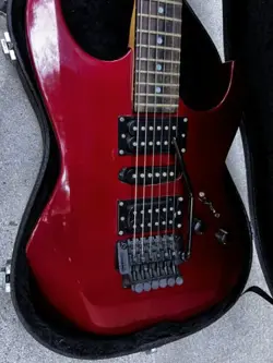 FENDER SQUIRE STAGEMASTER H/S/H FLOYD ROSE  -HEARTFIELD TALON RARE GUITAR   CASE