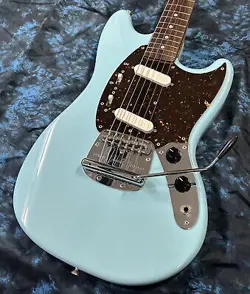 FENDER JAPAN MG69 SONIC BLUE USED 2010-2012 BASSWOOD BODY ROSEWOOD FINGERBOARD