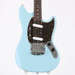 FENDER JAPAN MG69 SONIC BLUE USED MAPLE NECK ROSEWOOD FINGERBOARD W/SOFT CASE