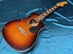 2010 FENDER KINGMAN SCE CALIFORNIA SERIES ACOUSTIC GUITAR 3 TONE SUNBURST11A