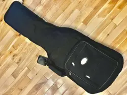 FENDER DELUXE ELECTRIC GUITAR GIG BAG BLACK NYLON CASE