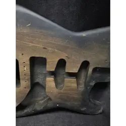 FENDER SQUIER STRATOCASTER DARK WOODEN GUITAR BODY - MUSICAL GUITARIST PROJECT