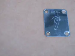 VINTAGE 1969 FENDER STRATOCASTER GUITAR NECKPLATE TELECASTER JAGUAR FENDER BASS