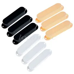 3 COLORS SOLID SINGLE COIL GUITAR PICKUP COVER ENCLOSED FOR FENDER STRAT GUITAR
