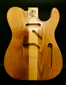 UNIQUE TELE FENDER STYLE GUITAR BODY MADE OF BUTTERNUT AND BASSWOOD