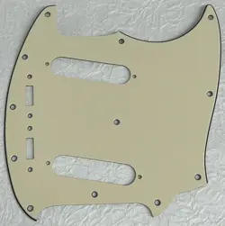 NEW GREAT-FOR FENDER US MUSTANG CLASSIC SERIES GUITAR PICKGUARD VINTAGE YELLOW