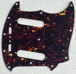 NEW GREAT-FOR FENDER US MUSTANG CLASSIC SERIES GUITAR PICKGUARD BROWN TORTOISE