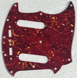 NEW GREAT-FOR FENDER US MUSTANG CLASSIC SERIES GUITAR PICKGUARD RED TORTOISE