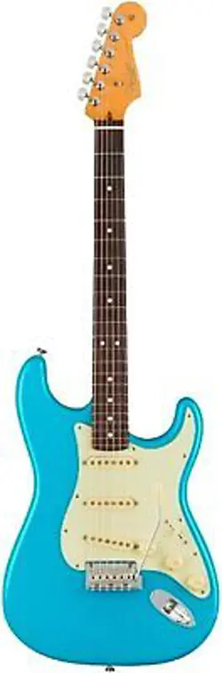 FENDER 6 STRING SOLID-BODY ELECTRIC GUITAR, RIGHT, MIAMI BLUE (0113900719)