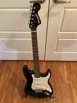 EBONY WITH FENDER