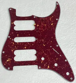 NEW GREAT-FOR FENDER STANDARD STRAT HSH STRATOCASTER STYLE GUITAR PICKGUARD RED