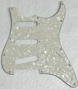NEW GREAT-FOR FENDER JIMI HENDRIX STRAT BRIDGE REVERSED GUITAR PICKGUARD IVORY