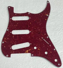 NEW GREAT-FOR FENDER JIMI HENDRIX STRAT BRIDGE REVERSED GUITAR PICKGUARD RED