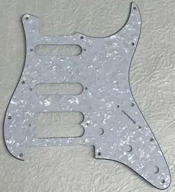 NEW GREAT-FOR FENDER PLAYER STRATOCASTER FLOYD ROSE HSS GUITAR PICKGUARD WHITE