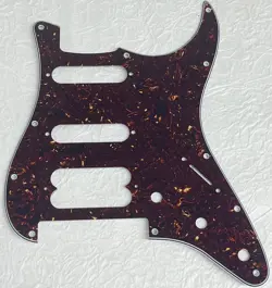 NEW GREAT-FOR FENDER PLAYER STRATOCASTER FLOYD ROSE HSS GUITAR PICKGUARD BROWN