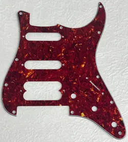NEW GREAT-FOR FENDER PLAYER STRATOCASTER FLOYD ROSE HSS GUITAR PICKGUARD RED