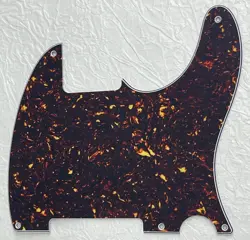 NEW GREAT-FOR FENDER ESQUIRE TELECASTER 5 HOLE BLANK GUITAR PICKGUARD BROWN