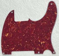 NEW GREAT-FOR FENDER ESQUIRE TELECASTER 5 HOLE BLANK STYLE GUITAR PICKGUARD RED