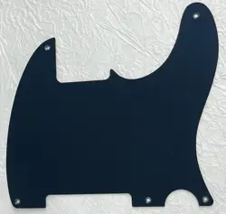 NEW-FOR FENDER ESQUIRE TELECASTER 5 HOLE BLANK GUITAR PICKGUARD 1 PLY BLACK