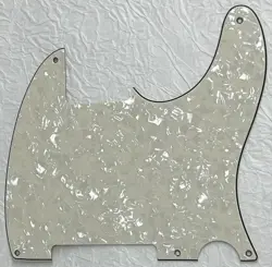 NEW GREAT-FOR FENDER ESQUIRE TELECASTER 5 HOLE BLANK GUITAR PICKGUARD IVORY