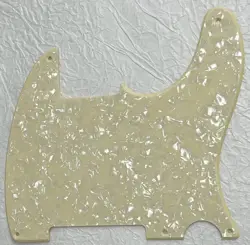 NEW GREAT-FOR FENDER ESQUIRE TELECASTER 5 HOLE BLANK GUITAR PICKGUARD CREAM