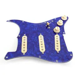 GUITAR PREWIRED LOADED STRAT PICKGUARD ALNICO 5 SINGLE COIL PICKUPS FOR FENDER