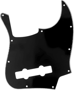 PRO 5-STRING 10-HOLE CONTEMPORARY J BASS PICKGUARD FOR FENDER MEXICAN JAZZ BASS,