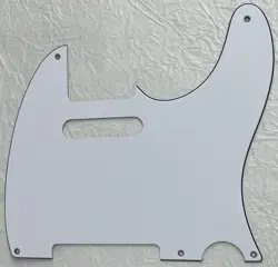 NEW GREAT-FOR FENDER ESQUIRE TELECASTER 5 HOLE STYLE GUITAR PICKGUARD WHITE
