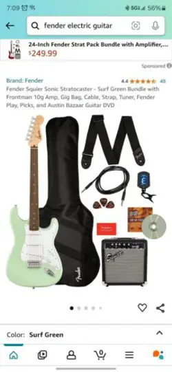 FENDER SQUIER SONIC STRATOCASTER