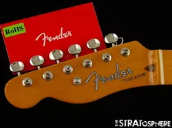 LEFTY FENDER AV II AMERICAN VINTAGE 1951 51 TELE NECK & TUNERS MAPLE $20 OFF
