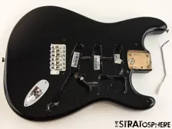 AMERICAN FENDER CLAPTON STRAT BODY   HARDWARE USA STRATOCASTER BLACK