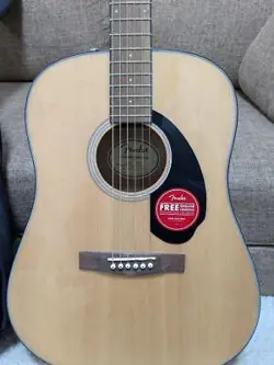 FENDER CD-60'S ACOUSTIC GUITAR NATURAL