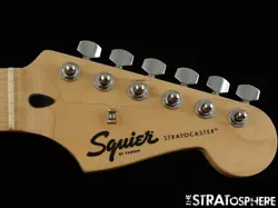 FENDER SQUIER AFFINITY SERIES STRAT NECK W/ TUNERS GUITAR STRATOCASTER, MAPLE.