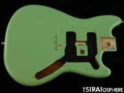 FENDER PLAYER II MUSTANG SERIES BODY, GUITAR PARTS OFFSET BIRCH GREEN