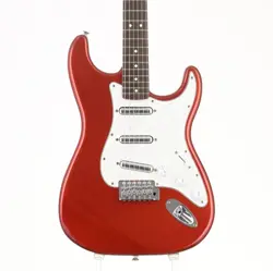 SQUIER BY FENDER VINTAGE MODIFIED SURF STRATOCASTER CANDY APPLE RED 2012 GUITAR
