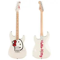 KITTY STRATOCASTER WHITE