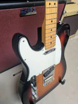 FENDER PLAYER TELECASTER LEFT HANDED SUNBURST MAPLE FRETBOARD MIM