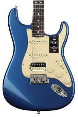 FENDER AMERICAN ULTRA STRATOCASTER HSS - COBRA BLUE WITH ROSEWOOD FINGERBOARD