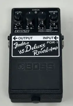 BOSS FDR-1 '65 FENDER DELUXE AMP OVERDRIVE GUITAR EFFECTS PEDAL UNTESTED