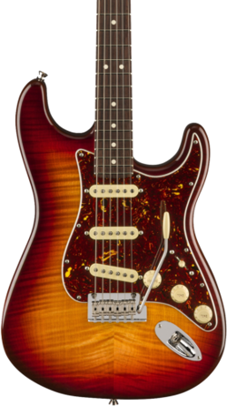 FENDER 70TH ANNIVERSARY AMERICAN PROFESSIONAL II STRATOCASTER RW COMET BURST