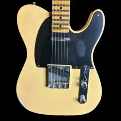 FENDER CUSTOM SHOP 1952 TELECASTER RELIC AGED NOCASTER BLONDE W/CASE-SOUTHL