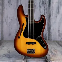 USED 2023 FENDER LIMITED EDITION SUONA JAZZ BASS THINLINE, VIOLIN BURST