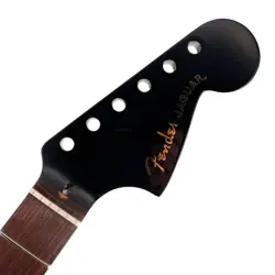 FENDER AMERICAN PRO JAGUAR NECK BLACK HEADSTOCK ROSEWOOD FRETBOARD