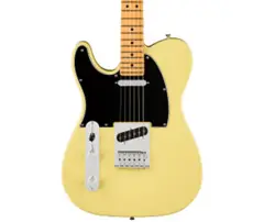 USED FENDER PLAYER II TELECASTER LEFT HANDED - HIALEAH YELLOW W/MAPLE FB