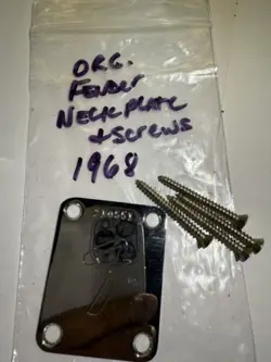 1968 FENDER NECK PLATE