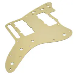 JAZZMASTER GUITAR ANODIZED PICKGUARD GOLD MADE OF METAL AND   WITH FENDER ETC. 1